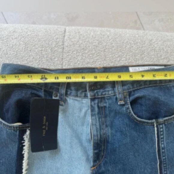 NWT RAG AND BONE MAGNOLIA DISTRESSED TWO TONED JEANS - SIZE 29 - Picture 6 of 6